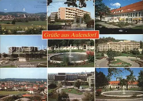 Aulendorf Parksanatorium Schussentalklinik  Kat. Aulendorf