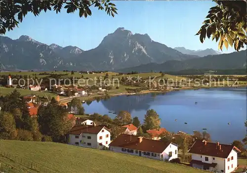 Hopfen See Straussberg Kreuzspitze Saeuling Tiroler Alpen Kat. Fuessen