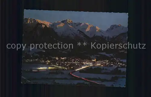 Oberstdorf Riffenkopf Kegelkopf Krottenkopf Fuerschiesser Kratzer Kat. Oberstdorf