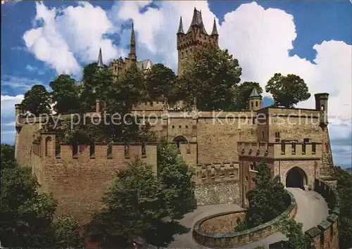 Burg Hohenzollern Aufgang mit Bastion Kat. Bisingen