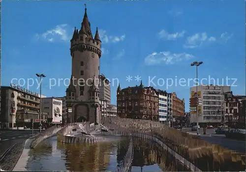 Frankfurt Main Eschenheimer Tor Brunnen Kat. Frankfurt am Main