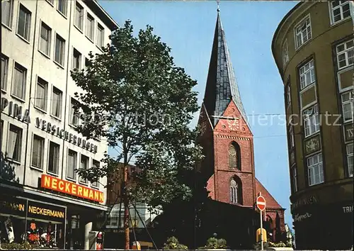 Kiel Alter Markt Nicolai Kirche Kat. Kiel