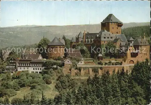 Schloss Burg Wupper Panorama Kat. Solingen