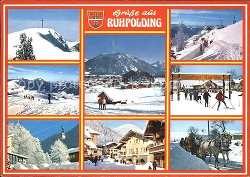 Ruhpolding Luftkurort Wintersportplatz  Kat. Ruhpolding