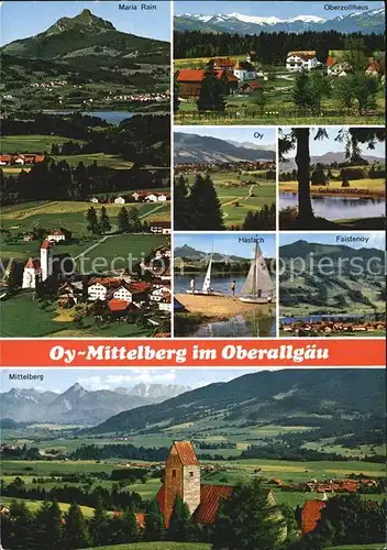 Oy Mittelberg Maria Rain Oberzollhaus Faistenoy Haslach Mittelberg Kat. Oy Mittelberg