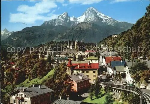 Berchtesgaden Watzmann Schoenfeldspitz Kat. Berchtesgaden