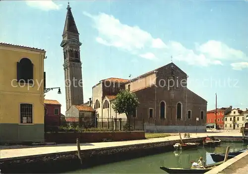 Burano Kathedrale Glockenturm Kat. Laguna di Venezia