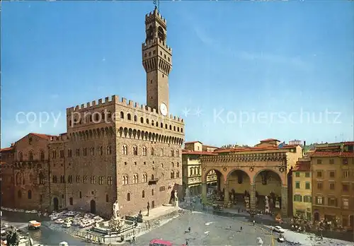 Firenze Toscana Piazza della Signoria Kat. Firenze