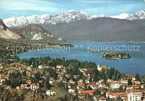 Stresa Lago Maggiore Panorama Luftaufnahme