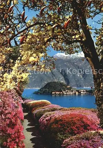 Bellagio Lago di Como Blick aus der Vlla Carlotta