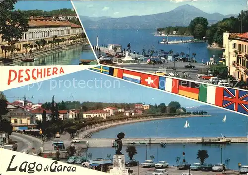 Peschiera Lago di Garda Hafen Promenade