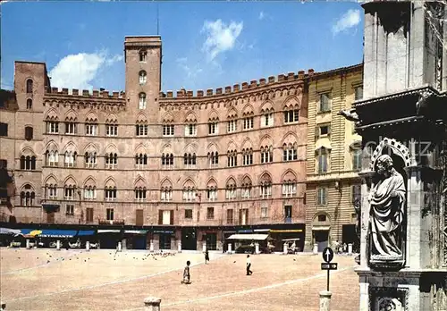 Siena Piazza del Campo Palazzo Sansedoni Kat. Siena