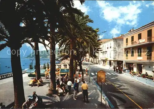 Diano Marina Garibaldi Hauptstrasse Uferpromenade Kat. Italien