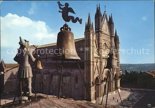 Orvieto Dom Turm Maurizio Kat. Italien