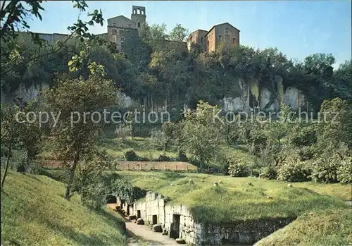 Orvieto Etruskische Graeberstadt Kat. Italien