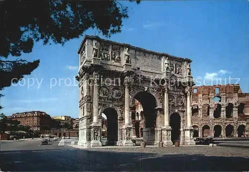 Roma Rom Arco di Costantino Colosseo Kat. 