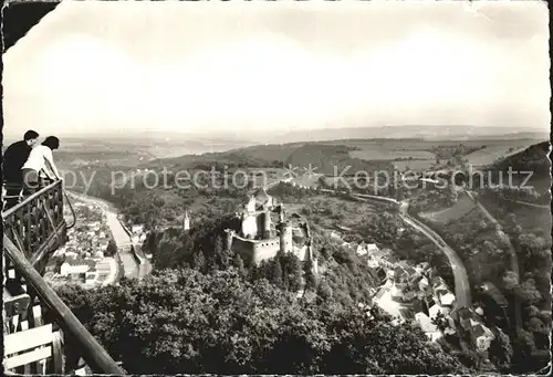 Vianden Schloss Stadtansicht