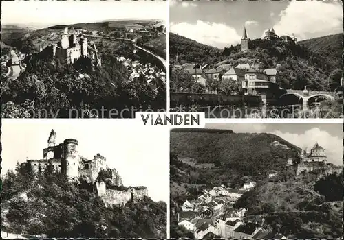 Vianden Schloss Panorama