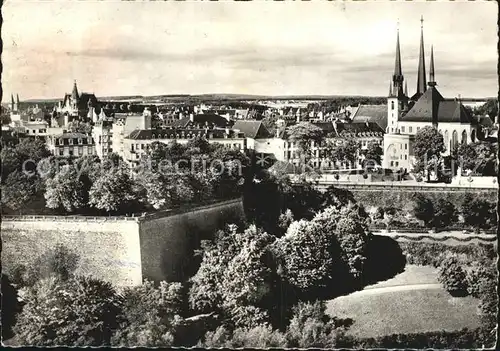 Luxembourg Luxemburg Panorama Kathedrale Kat. Luxembourg