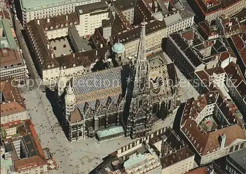 Wien Fliegeraufnahme Stephansdom Kat. Wien