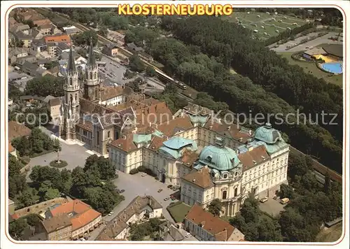 Klosterneuburg Fliegeraufnahme Augustiner Chorherrenstift Kat. Klosterneuburg