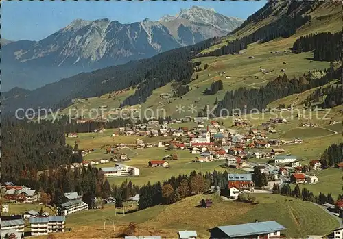 Riezlern Kleinwalsertal Vorarlberg Rubihorn Nebelhorn Kat. Mittelberg