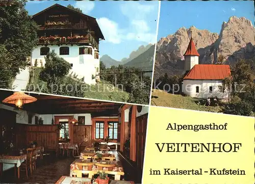 Kufstein Tirol Alpengasthof Veitenhof  Kat. Kufstein