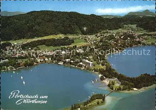 Poertschach Woerthersee Luftaufnahme Kat. Poertschach Woerther See Kaernten