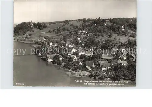 Mannenbach Salenstein am Untersee mit Schloss Arenenberg und Salenstein Kat. Mannenbach Salenstein