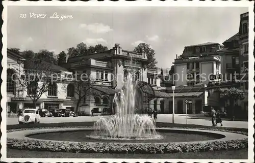 Vevey VD La gare Kat. Vevey