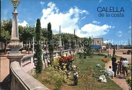 Calella Gaerten des Paseo Puigvert Kat. Barcelona
