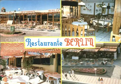 Roquetas de Mar Restaurant Berlin  Kat. Costa de Almeria