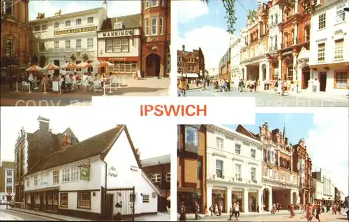 Ipswich Cornhill King Street Swan Inn Kat. Ipswich