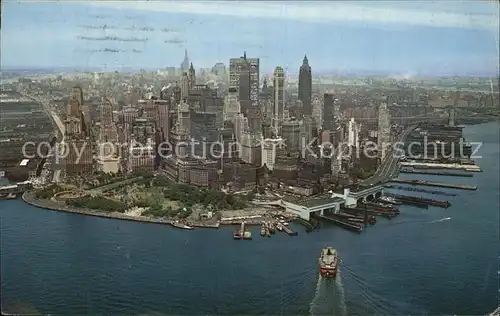 New York City Luftaufnahme Manhattan
