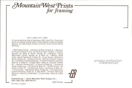 Utah US State Mountain West Prints for framing 