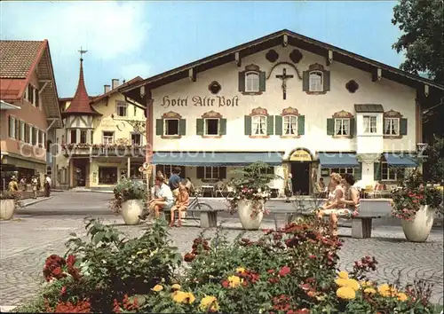 Oberammergau Dorfplatz Passionsspielort Kat. Oberammergau