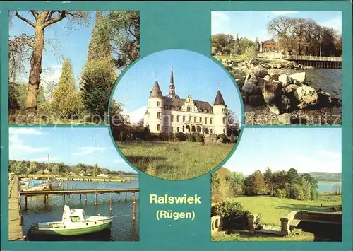 Ralswiek Schloss Feierabendheim Jasmunder Bodden Kat. Ralswiek