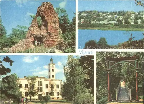 Viljandi Ruine Gebaeude Park  Kat. Viljandi
