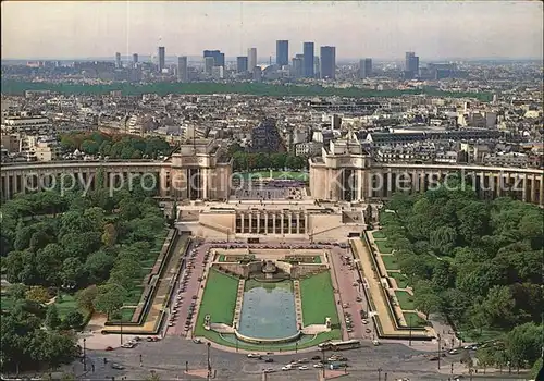 Paris Palais de Chaillot vue aerienne Kat. Paris