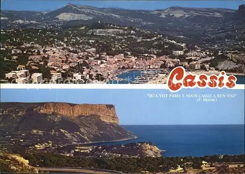 Cassis Panorama Cote d Azur vue aerienne Kat. Cassis