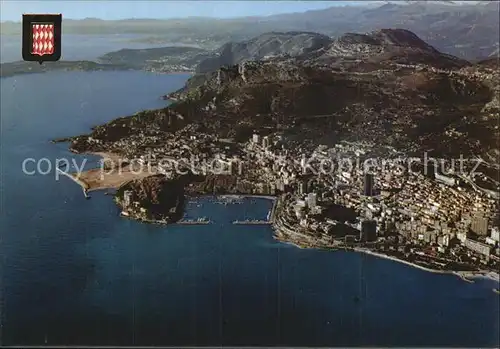 Monaco Vue aerienne de la Principaute Cote d Azur Kat. Monaco