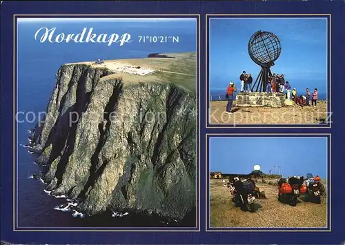 Nordkapp Plateau Fliegeraufnahme