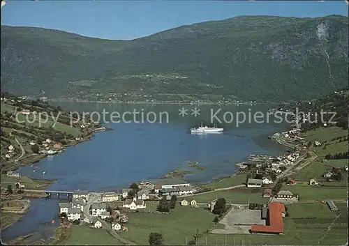 Olden Nordfjord Fjord Fliegeraufnahme Kat. Norwegen