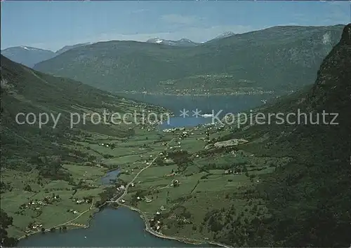 Olden Nordfjord Fliegeraufnahme Kat. Norwegen