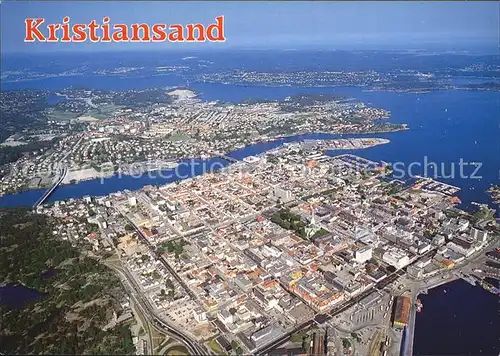 Kristiansand Fliegeraufnahme Kat. Kristiansand