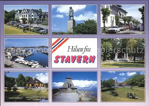 Stavern Ortsmotive Denkmal Statue Hafen Park