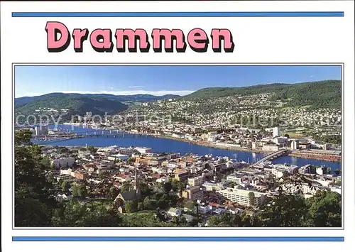 Drammen Panorama Kat. Drammen