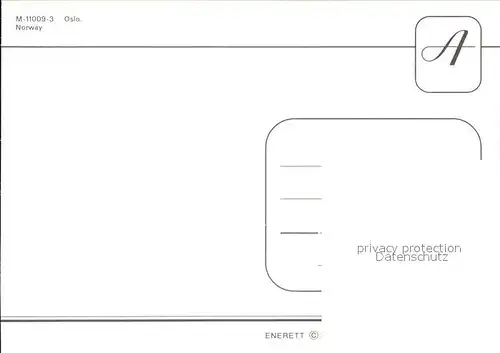 Oslo Norwegen Sehenswuerdigkeiten der Stadt Kat. Oslo