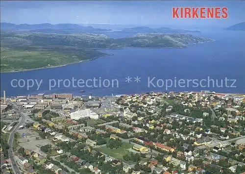 Kirkenes Fliegeraufnahme Kat. Norwegen