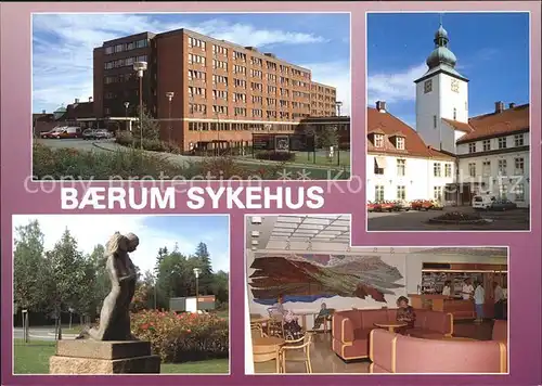 Baerum Sykehus Denkmal Statue Krankenhaus